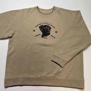 Embroidered Black Lab Loyal True Friend Crewneck Size L